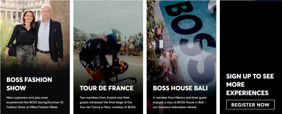 Hugo Boss Tours and Shows Sign Up Hugo Boss Tours and Shows Sign Up